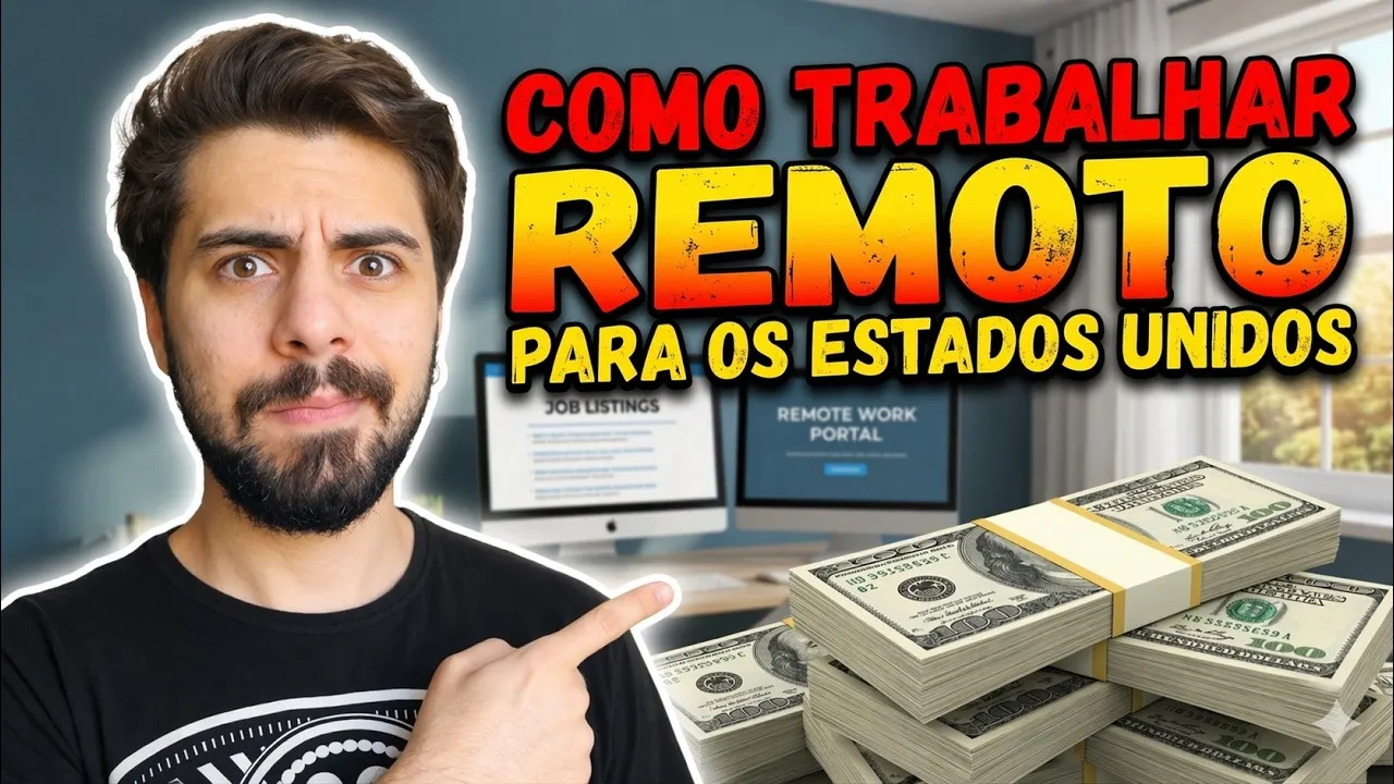 Prévia do vídeo: como trabalhar remoto para os Estados Unidos